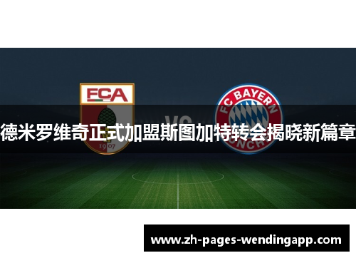 德米罗维奇正式加盟斯图加特转会揭晓新篇章