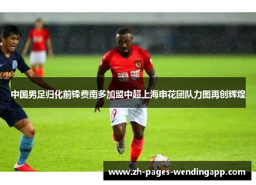 中国男足归化前锋费南多加盟中超上海申花团队力图再创辉煌